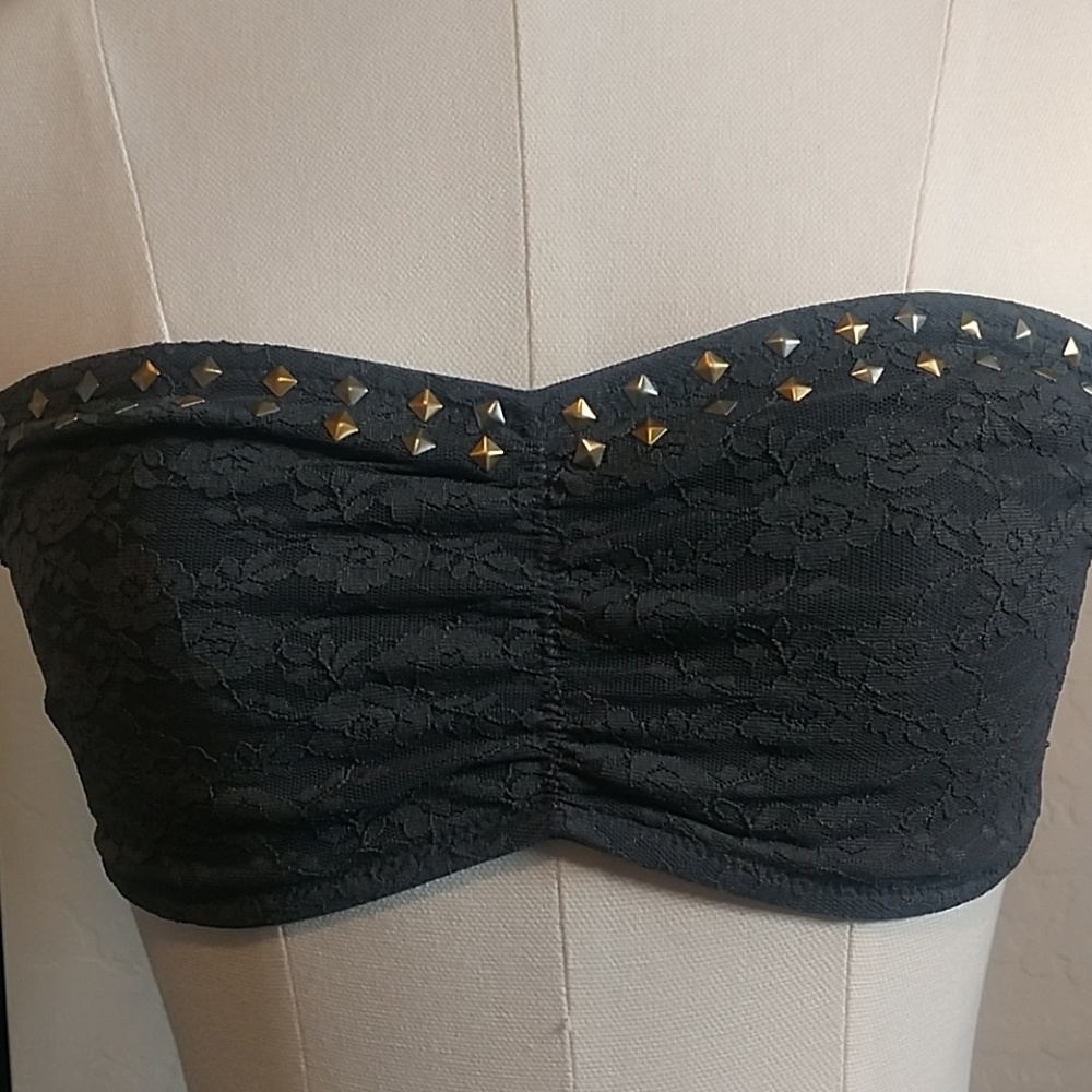 Victoria's Secret Grey studded bandeau